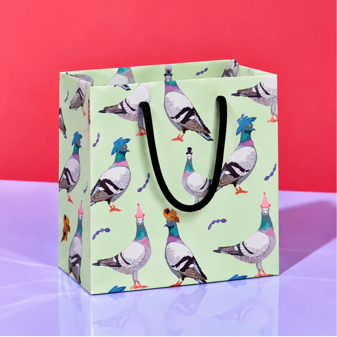 Pigeon Party Small Gift Bag 6’’ Friends Nyc Brooklyn Ny