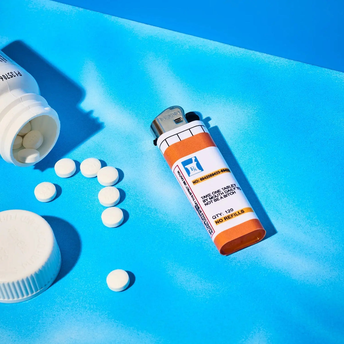 Pill Bottle Rx Lighter - Funny Novelty | Friends Nyc