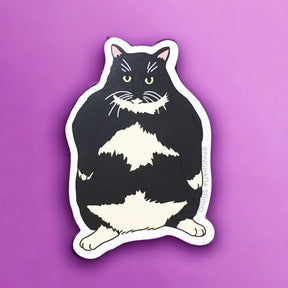 Ping Hatta Sticker - Standing Cat Animal Novelty - Cat