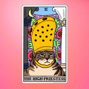 Ping Hatta Sticker - Tarot Cat The High Priestess 0822