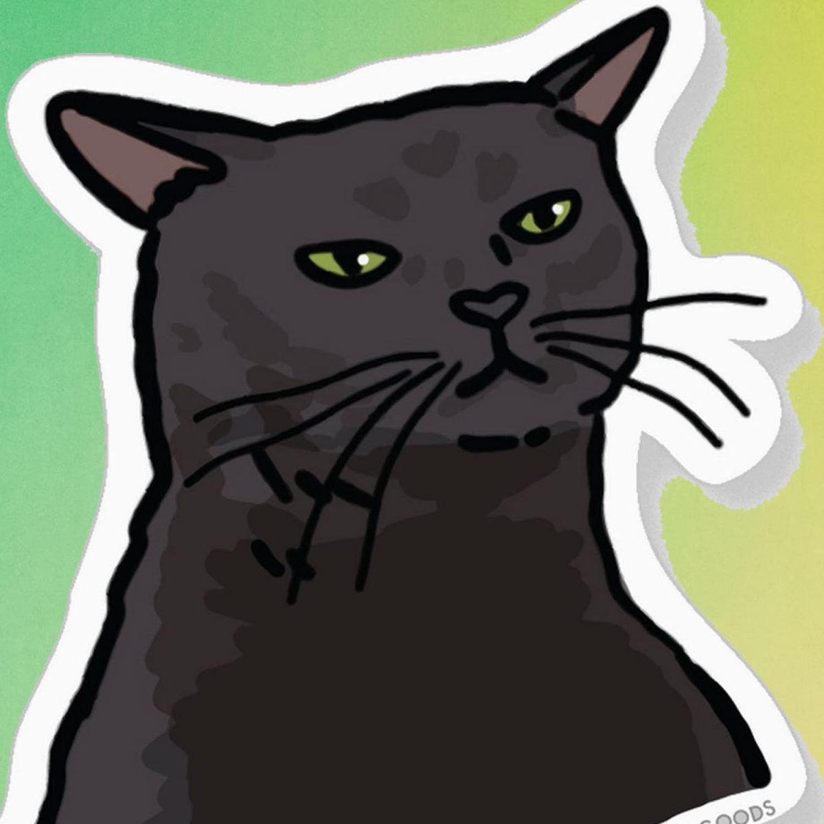 Ping Hatta Sticker - Zone Out Back Soon Cat Lover Meme