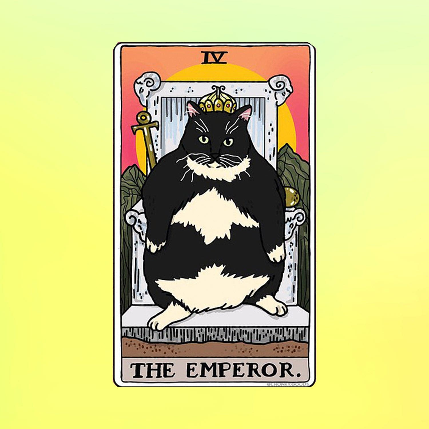 Ping Hatta Sticker Tarot Cat 4 Pack 0622 - Q222