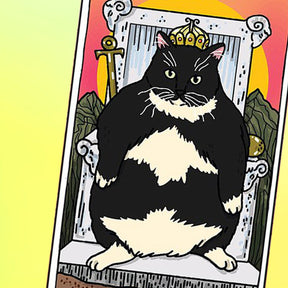 Ping Hatta Sticker Tarot Cat 4 Pack 0622 - Q222