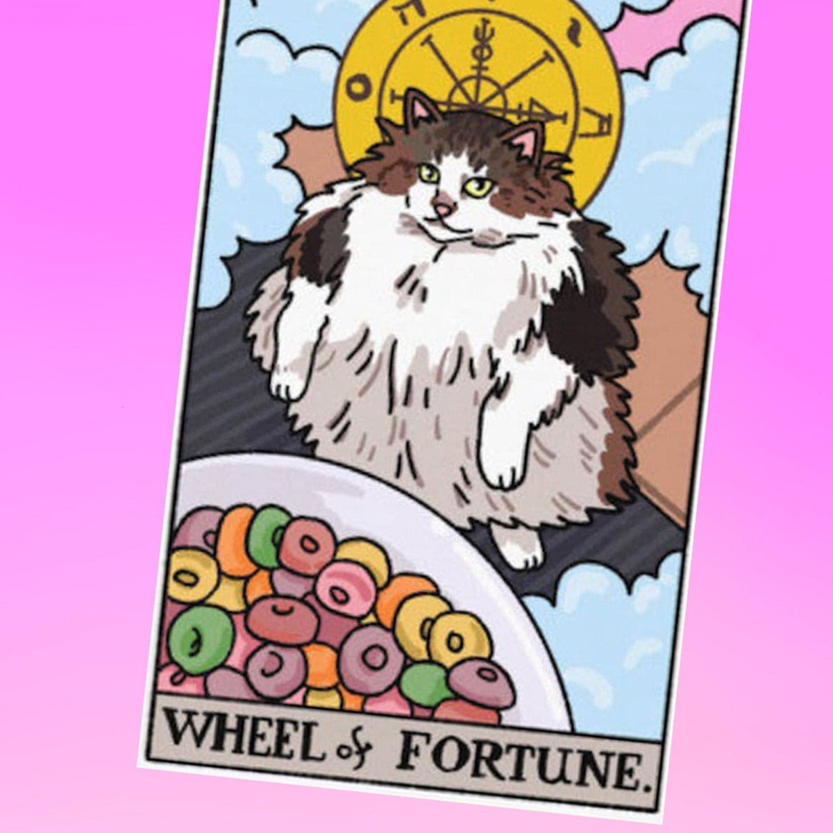 Ping Hatta Sticker Tarot Cat 4 Pack 0622 - Q222