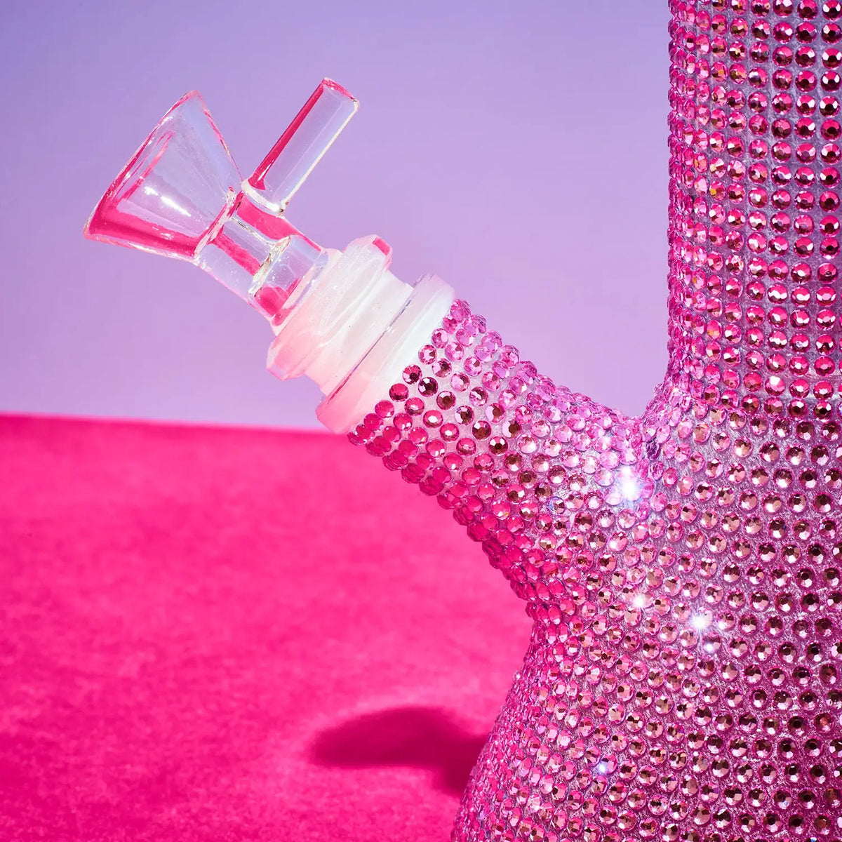 Pink Gradient Bling Bong | Friends Nyc Brooklyn Ny
