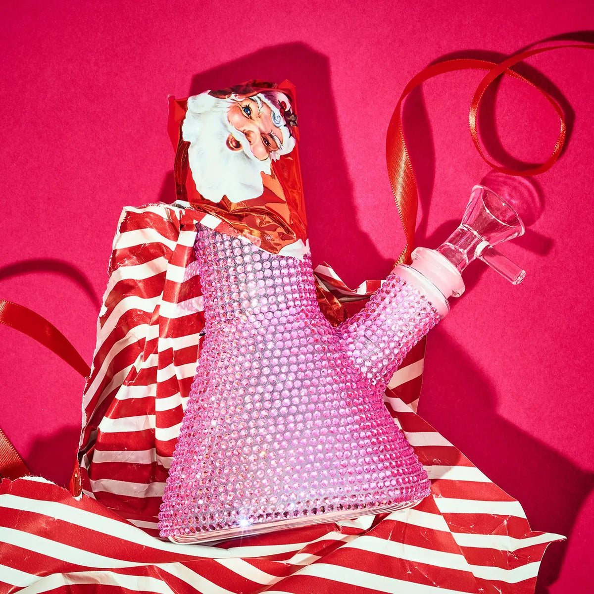 Pink Gradient Bling Bong | Friends Nyc Brooklyn Ny