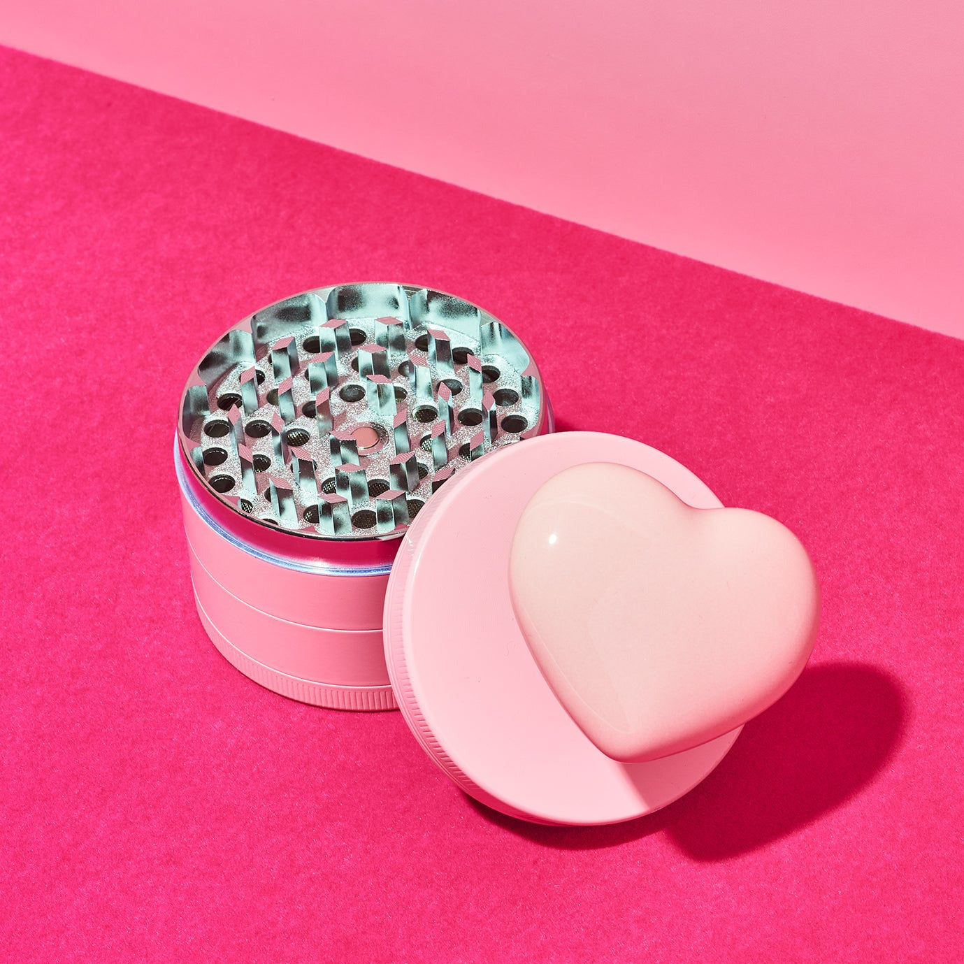 Pink Heart Grinder - Cute Herb | Friends Nyc Brooklyn Ny