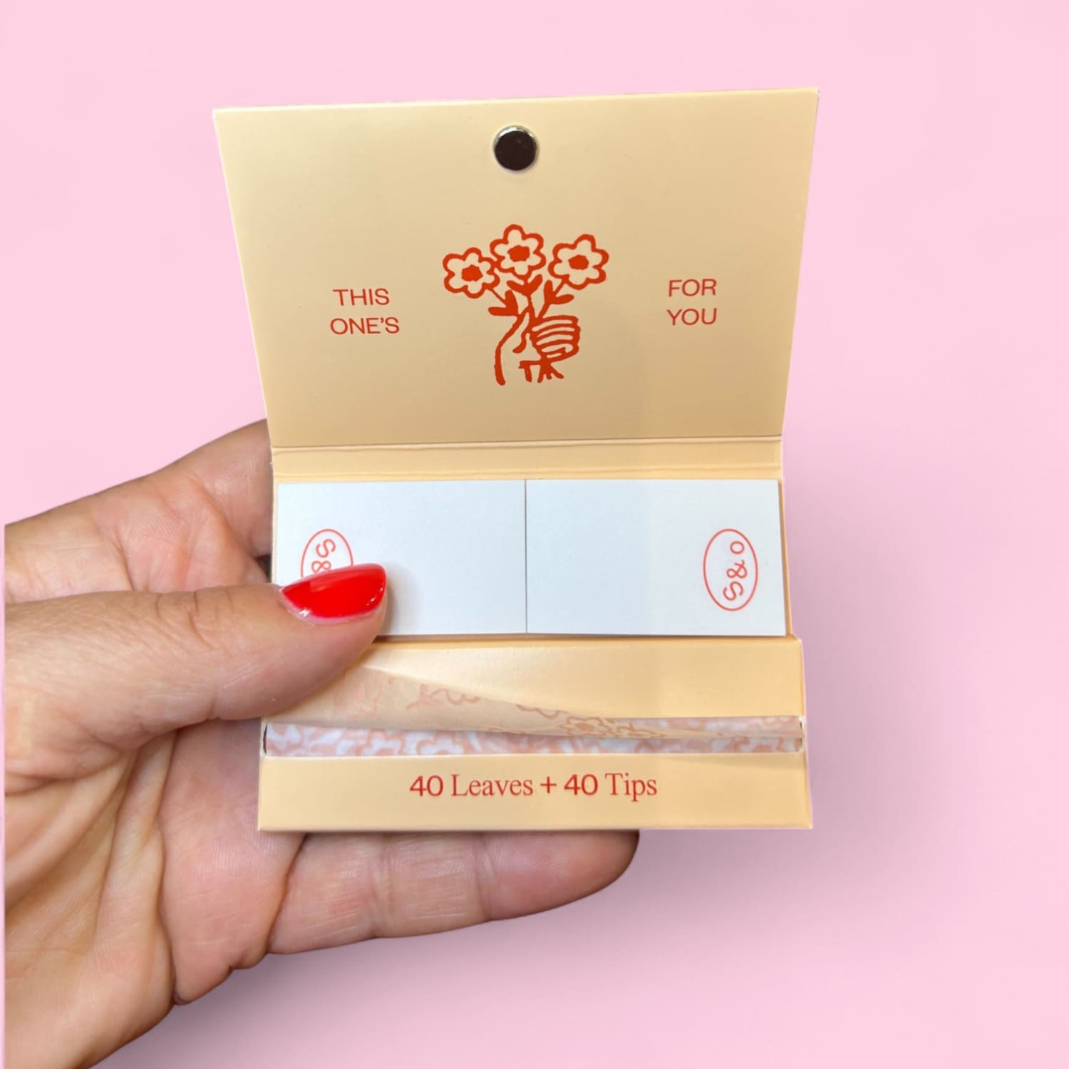 Pink Rolling Papers with Tips Bff Gifts - Last Chance