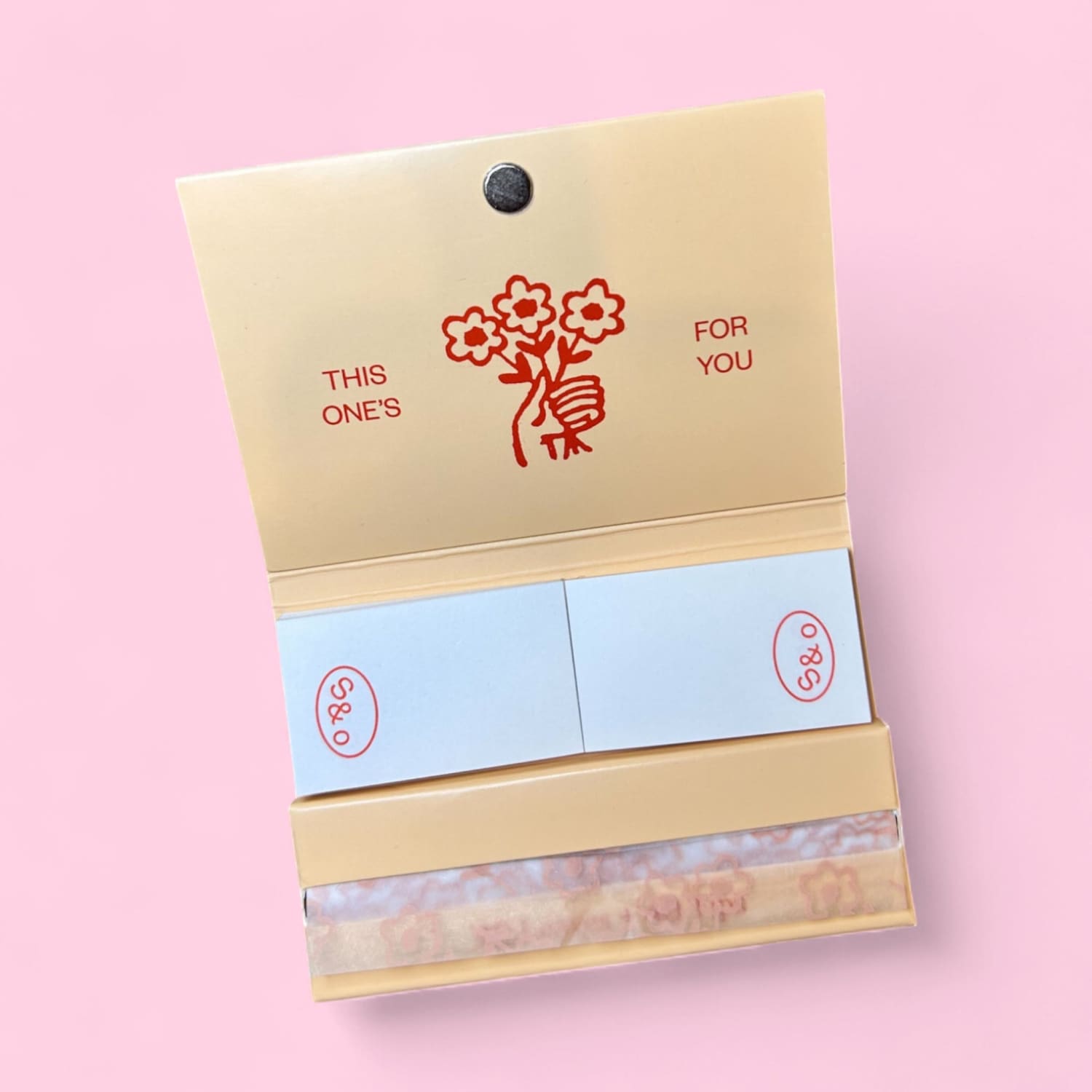 Pink Rolling Papers with Tips Bff Gifts - Last Chance