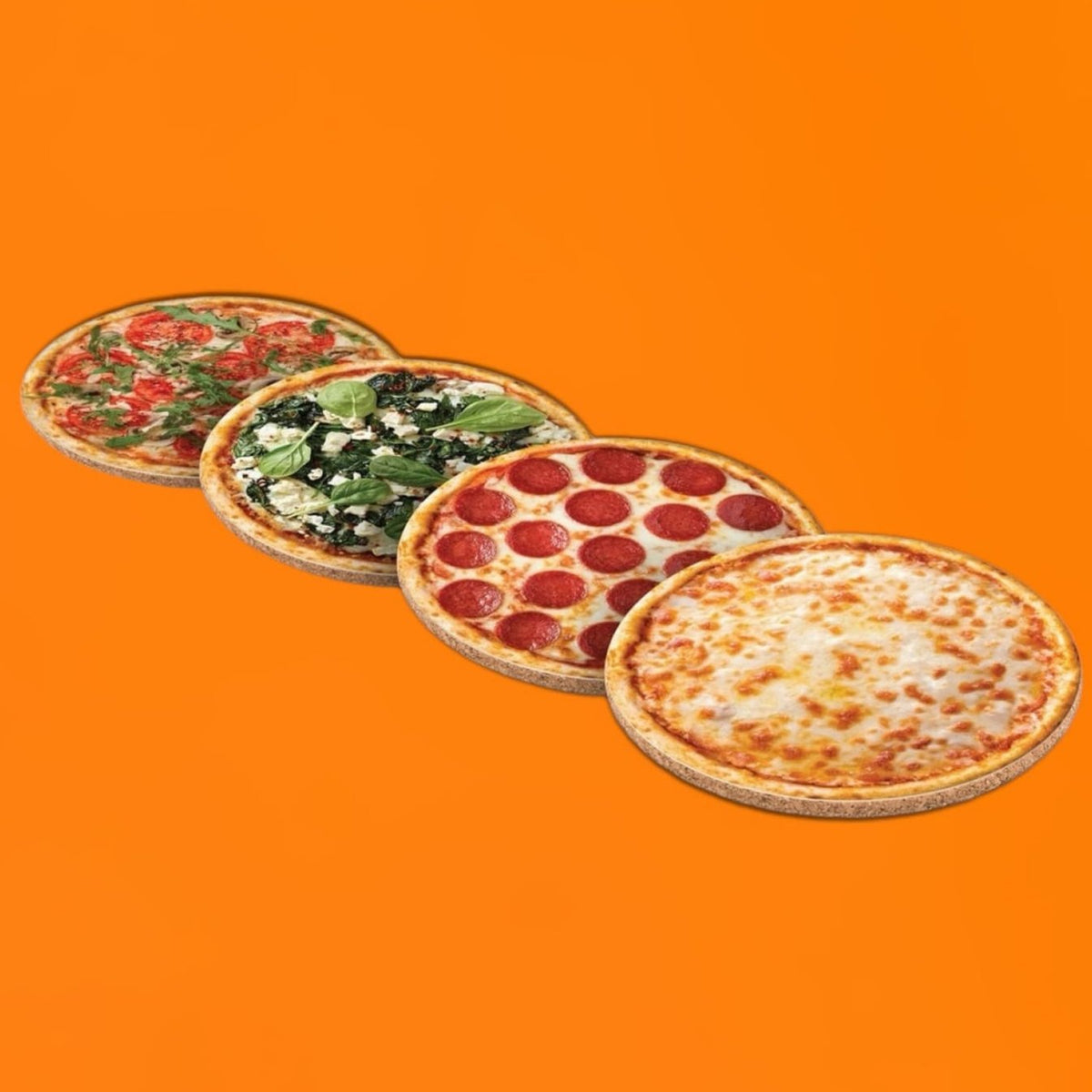 Pizza Coasters - Set of 4 Coasters - Drink - Coaster