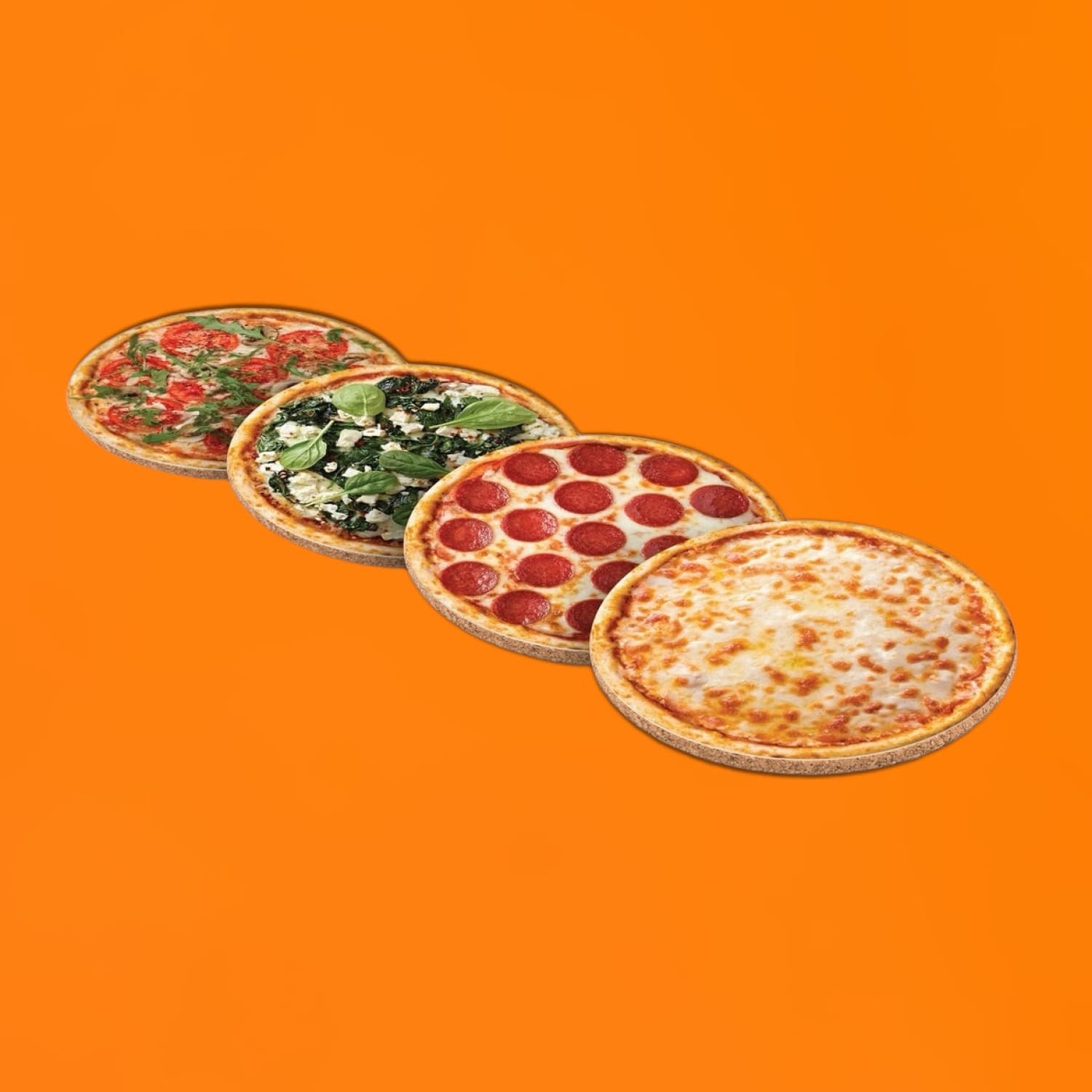 Pizza Coasters - Set of 4 Coasters - Drink - Coaster