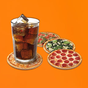 Pizza Coasters - Set of 4 Coasters - Drink - Coaster