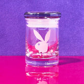 Playboy Bunny Glass Stash Jar Glass - Novelty - Playboy