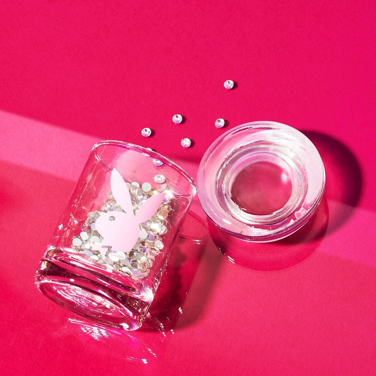 Playboy Bunny Glass Stash Jar Glass - Novelty - Playboy