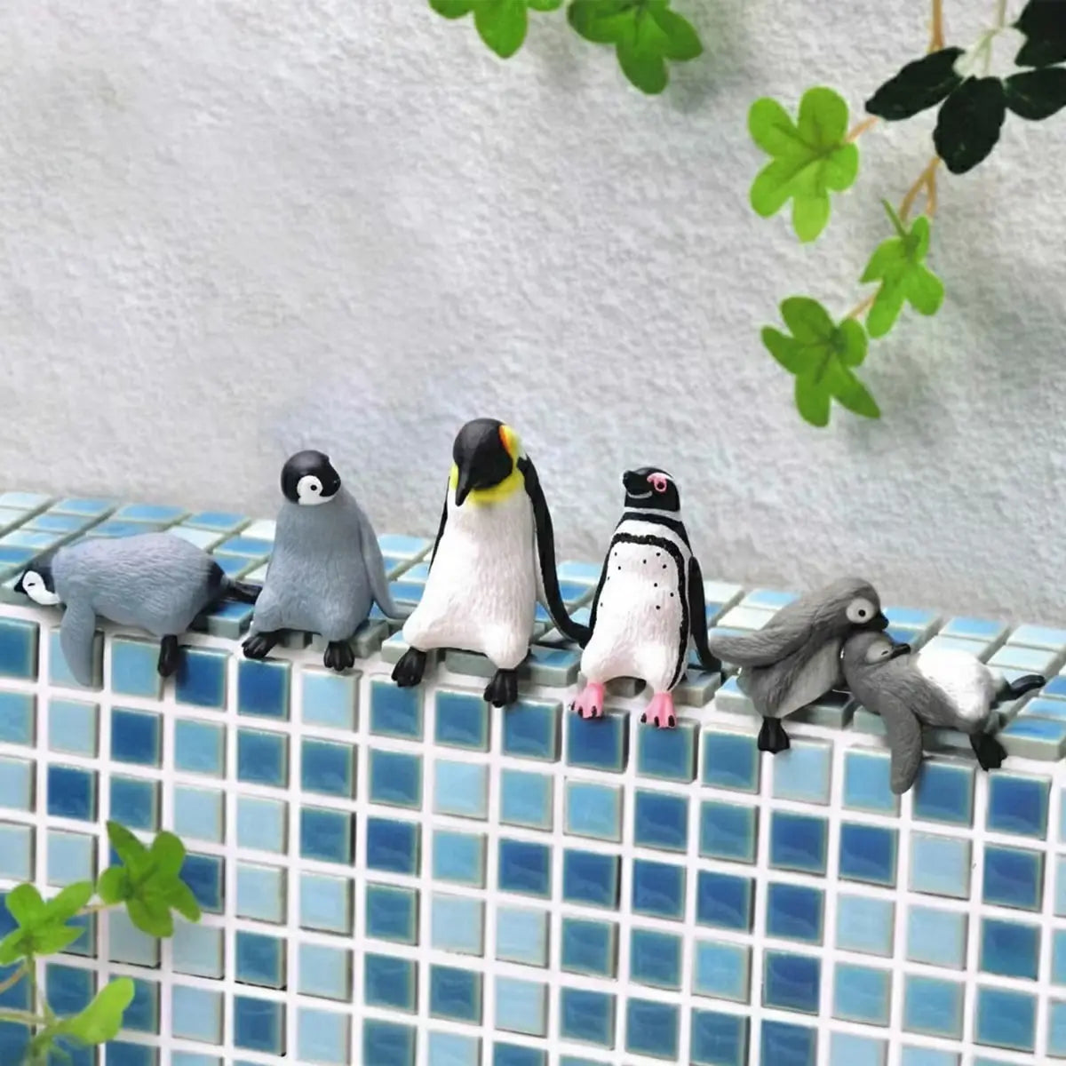 Playful Hanging Penguins Blind Box Kawaii Figures | Friends