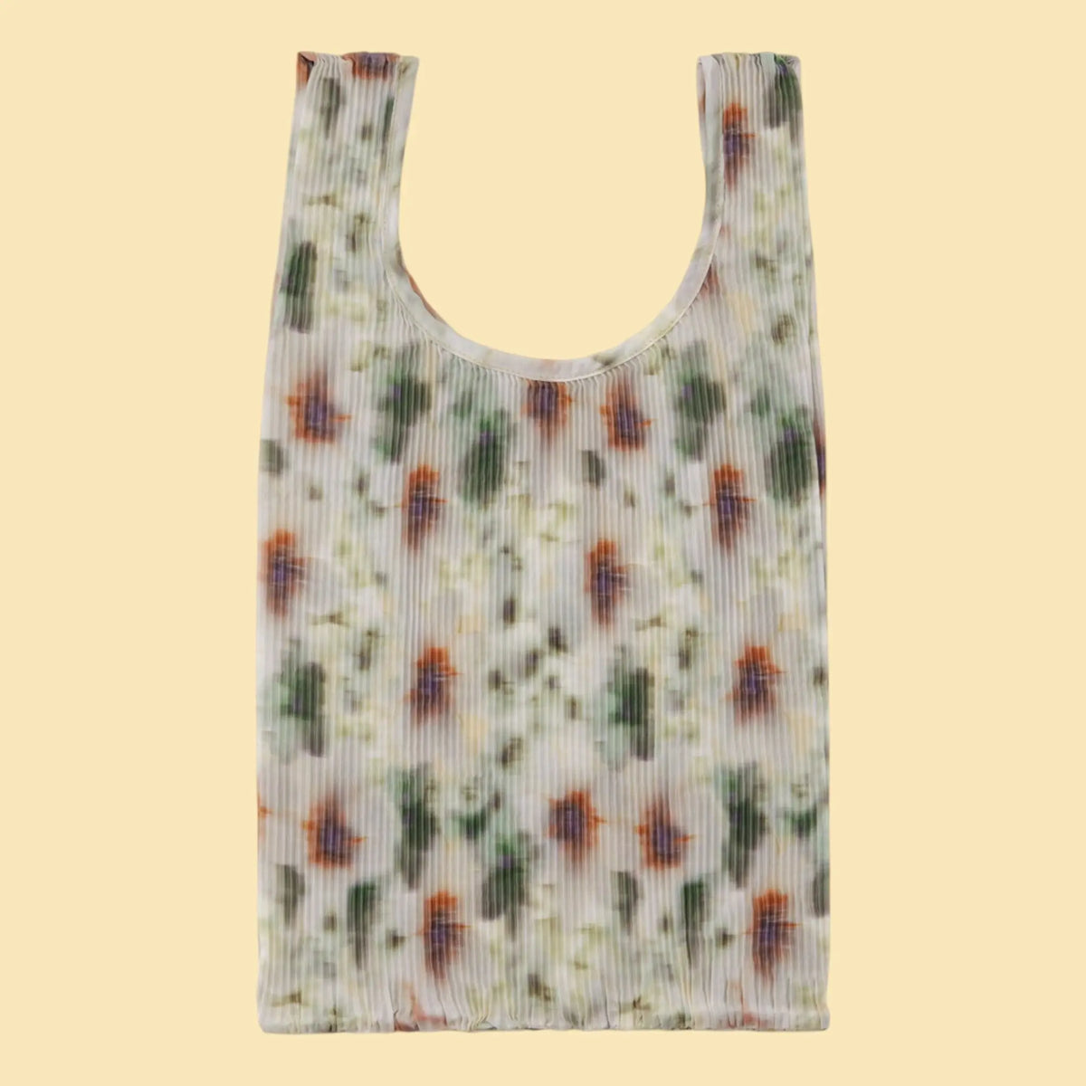 Pleated Baggu Tote Abstract Floral - Friends Nyc Brooklyn Ny