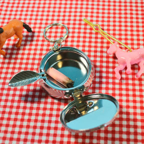 Pony Ashtray Keychain Accessory Ashtray Keychain Smoke