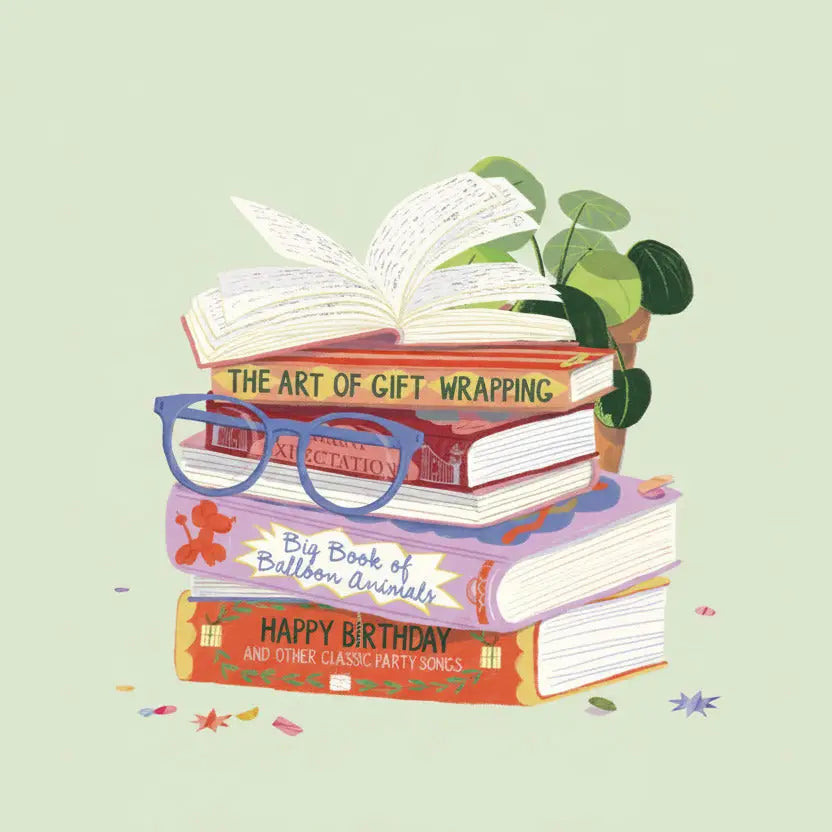 Pop Up Card Mini - Literary Birthday | Friends Nyc Brooklyn