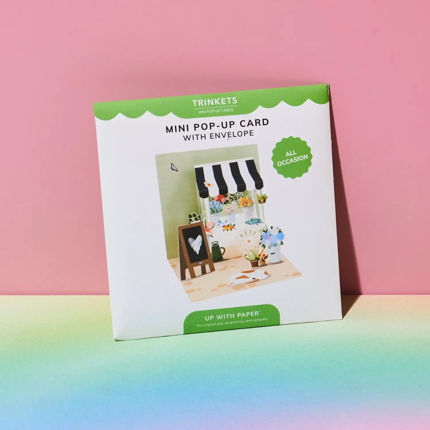 Pop Up Mini Greeting Card - Flower Cart | Friends Nyc