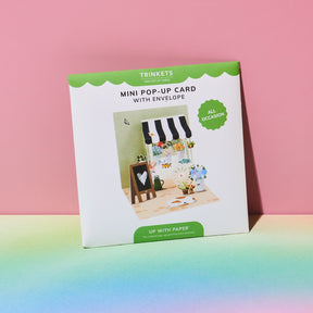 Pop Up Mini Greeting Card - Flower Cart | Friends Nyc