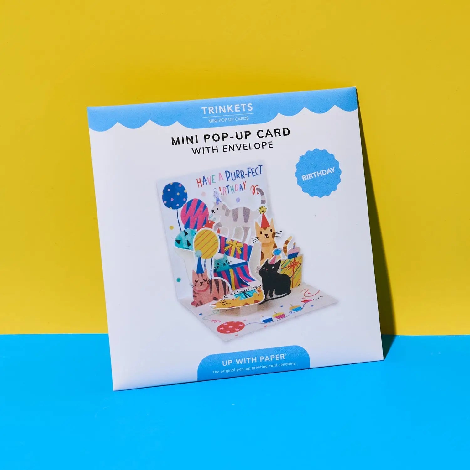 Pop Up Mini Greeting Card - Party Cats | Friends Nyc