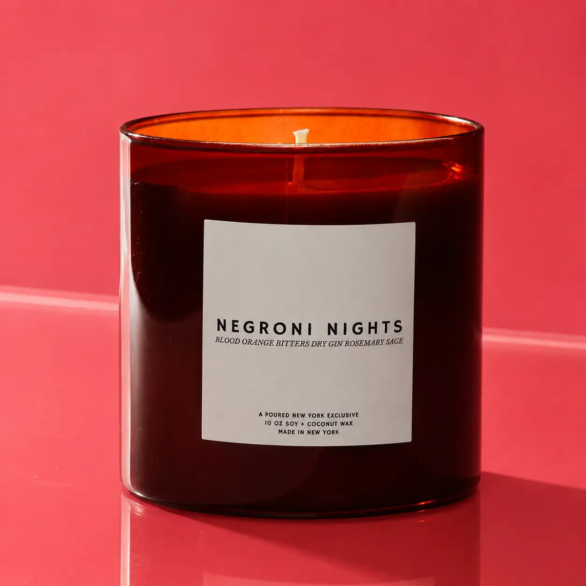 Poured Ny Candle - Negroni Nights 10 Oz by New York