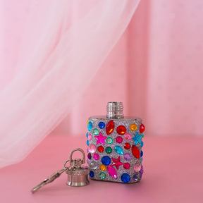 Pretty Princess Flask Keychain Accessory - Bachelorette