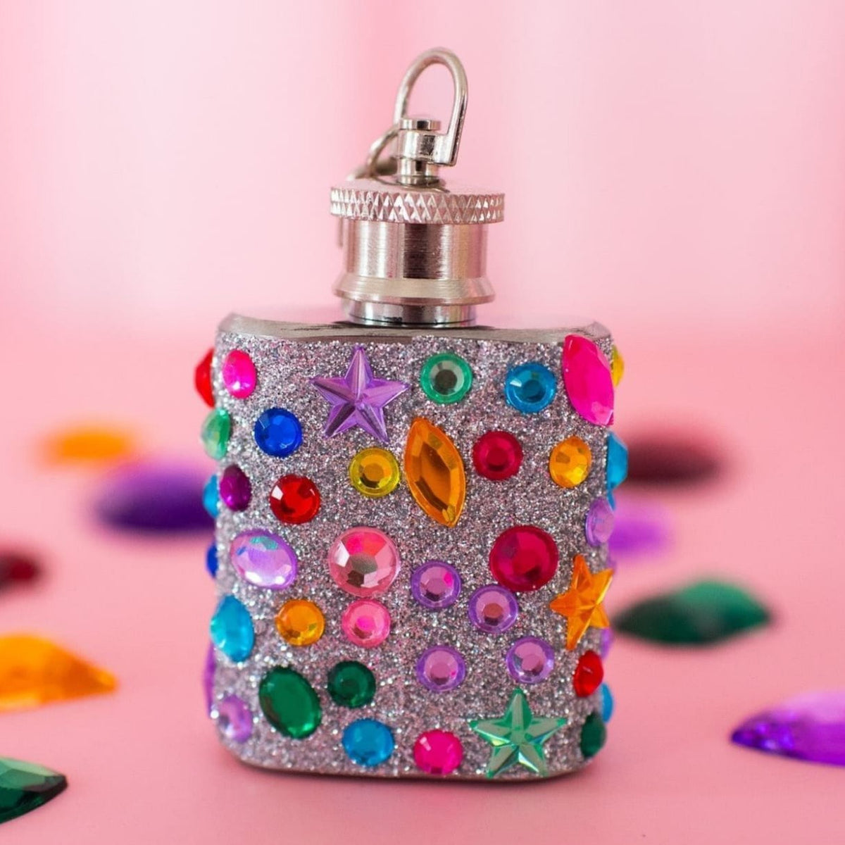 Pretty Princess Flask Keychain Accessory - Bachelorette