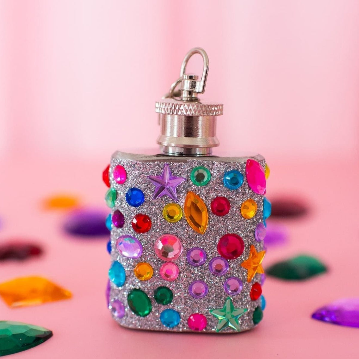 Pretty Princess Flask Keychain Accessory - Bachelorette