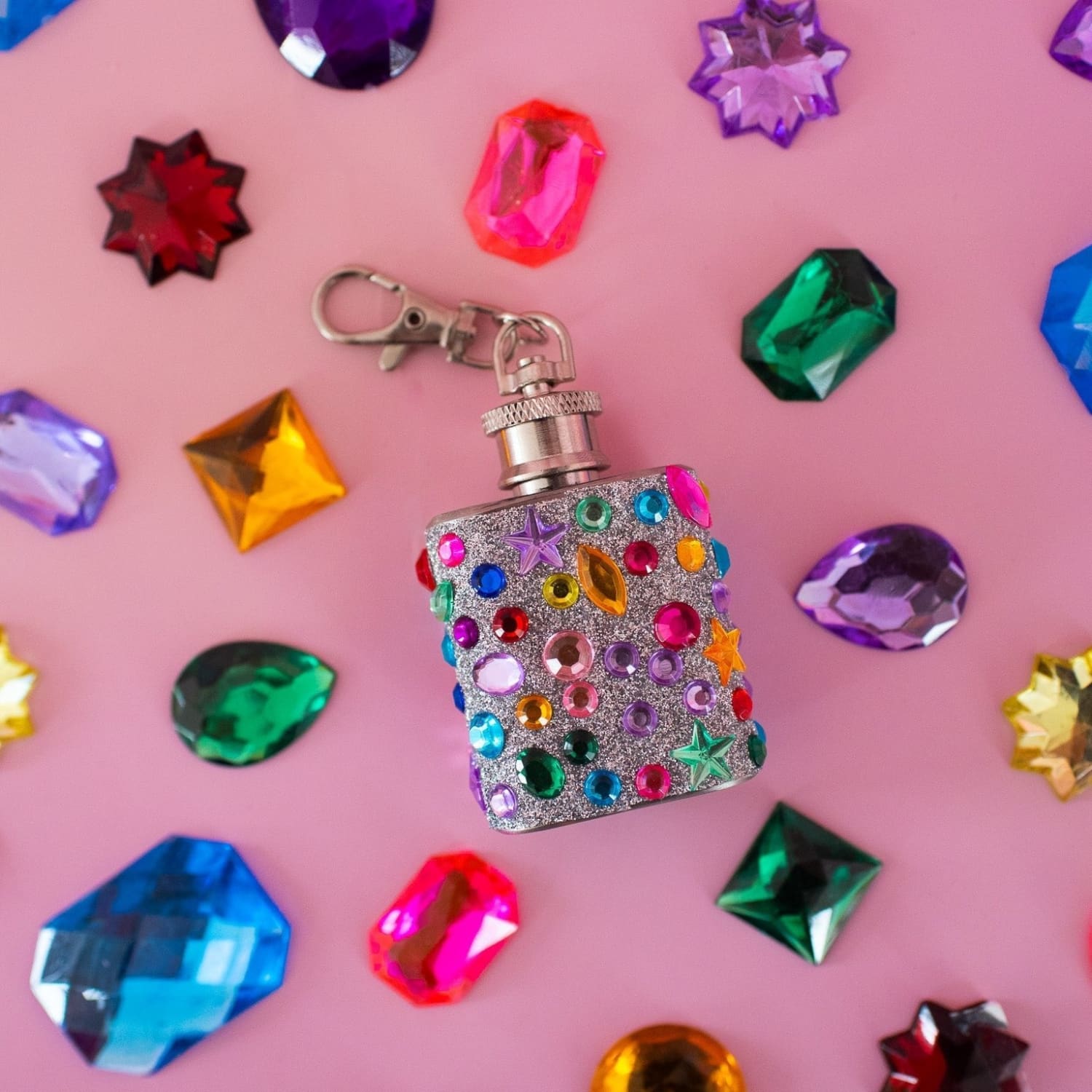 Pretty Princess Flask Keychain Accessory - Bachelorette