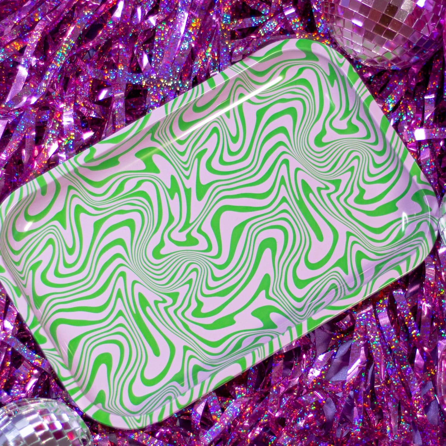 Psychedelic Swirl Xl Rolling Tray Rolling Tray - Sale -