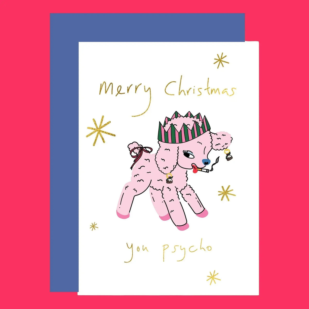Psycho Christmas Lamb Holiday Card | Friends Nyc Brooklyn Ny