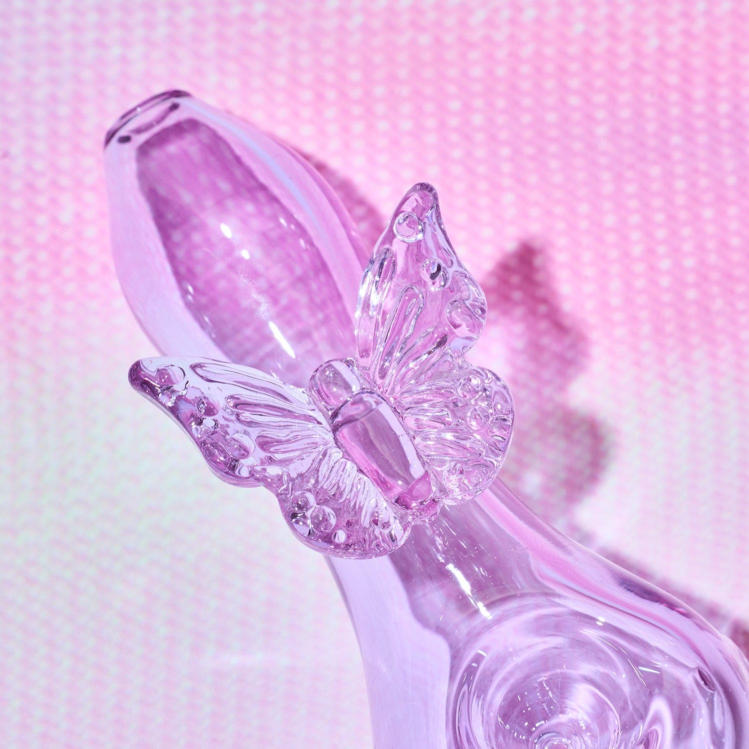 Butterfly Pipe Purple Butter Fake Food Novelty Hand Pipe