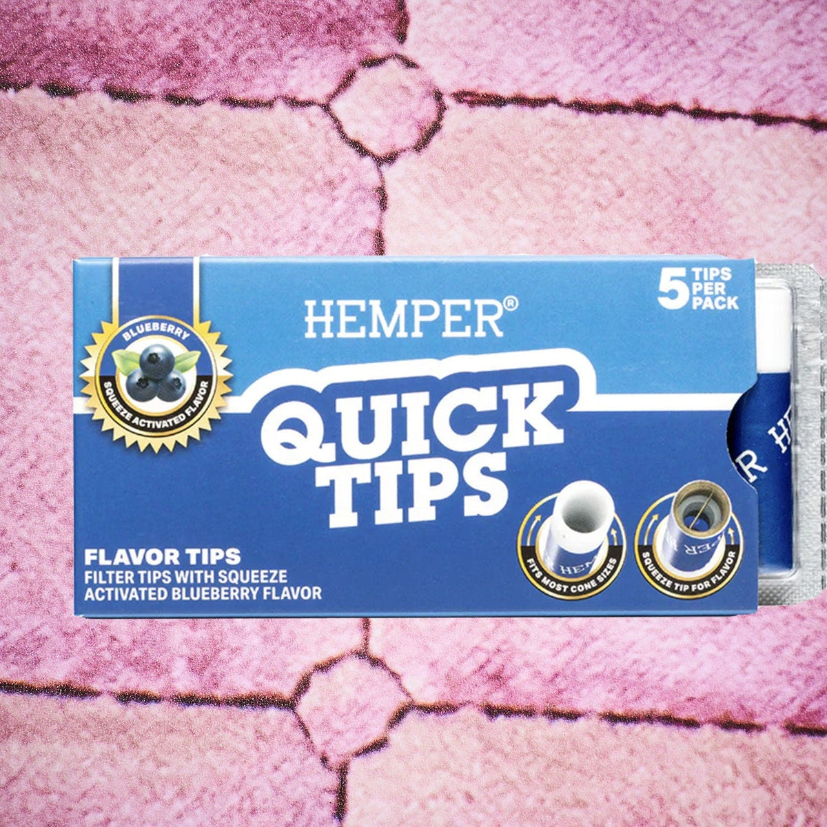 Quick Filter Tips 5 Pack - Blueberry Boyfriend Gifts Joint