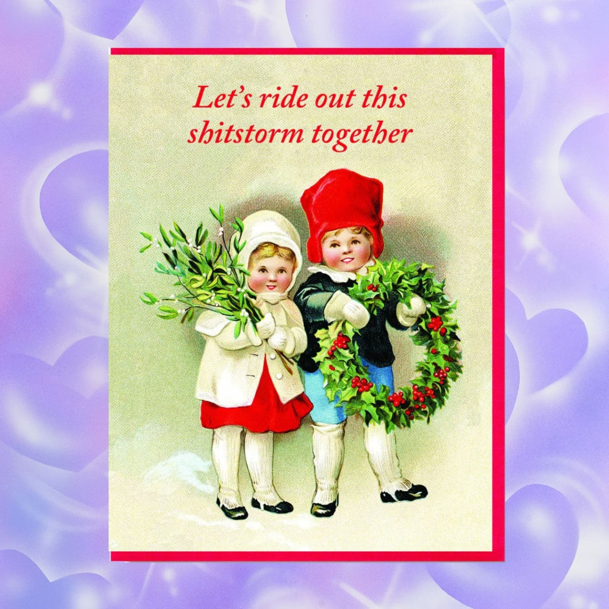 Ride Out This Shitstorm Holiday Card Christmas - Cards - 