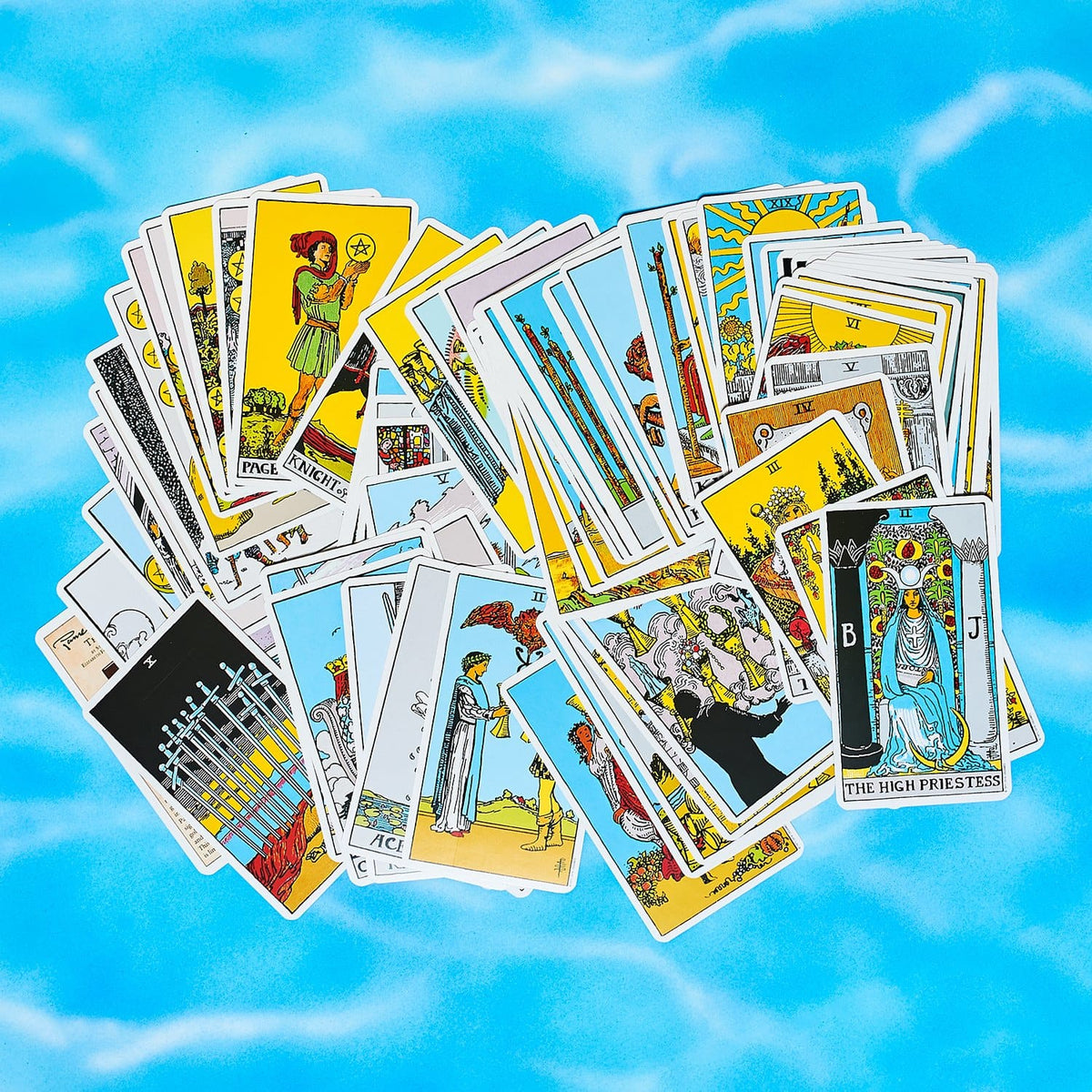 Rider-waite Tarot Cards Arcana - Cards - Friends Her/them - 