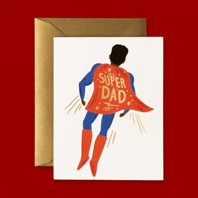 Rifle Greeting Card Soaring Super Dad A2 - Blank - Greeting