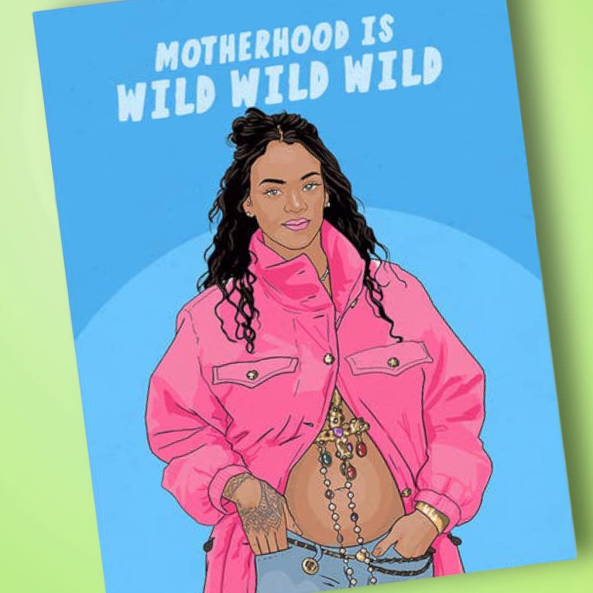 Rihanna New Baby Greeting Card Gifts For Mom - Mother’s Day