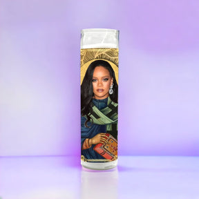Rihanna Pillar Candle Bobbyk - Candle - Celebrity - Lgbtq -