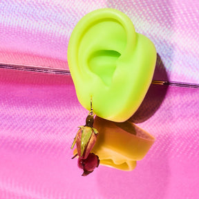 Rosebud Dangle Earrings Accessories - Cute Earring - Drop