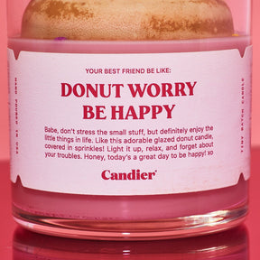 Ryan Porter - Donut Worry Be Happy Candle Candle - Donut -