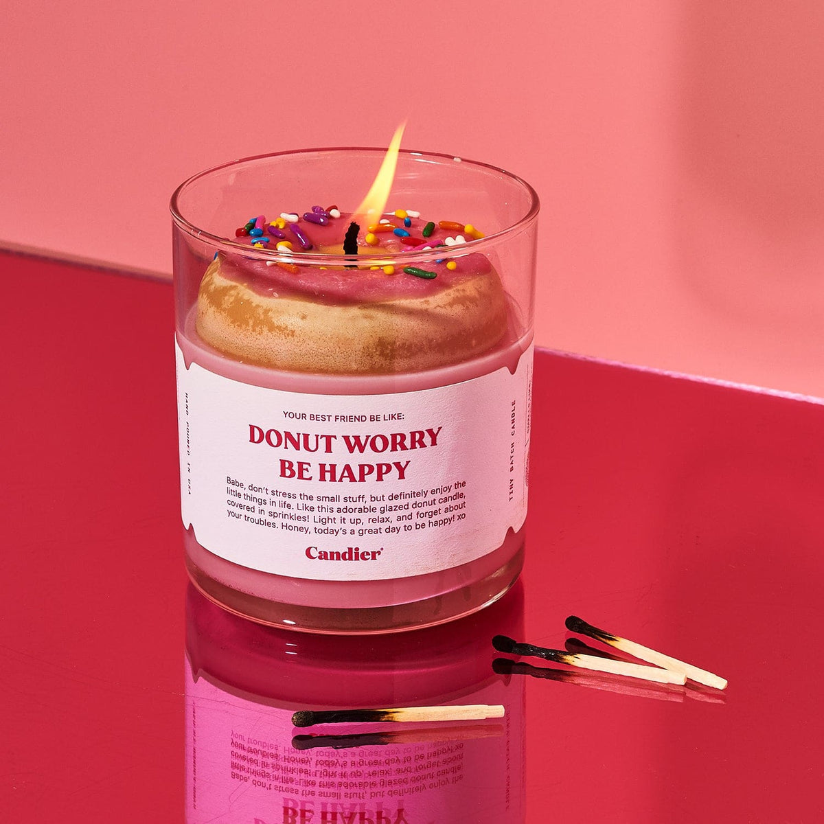 Ryan Porter - Donut Worry Be Happy Candle Candle - Donut -