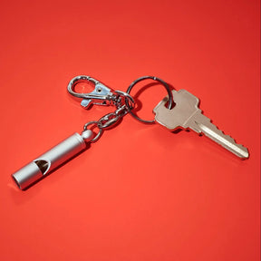 Safety Whistle Keychain Metal Alloy | Friends Nyc Brooklyn
