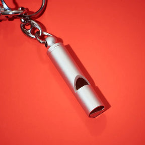 Safety Whistle Keychain Metal Alloy | Friends Nyc Brooklyn