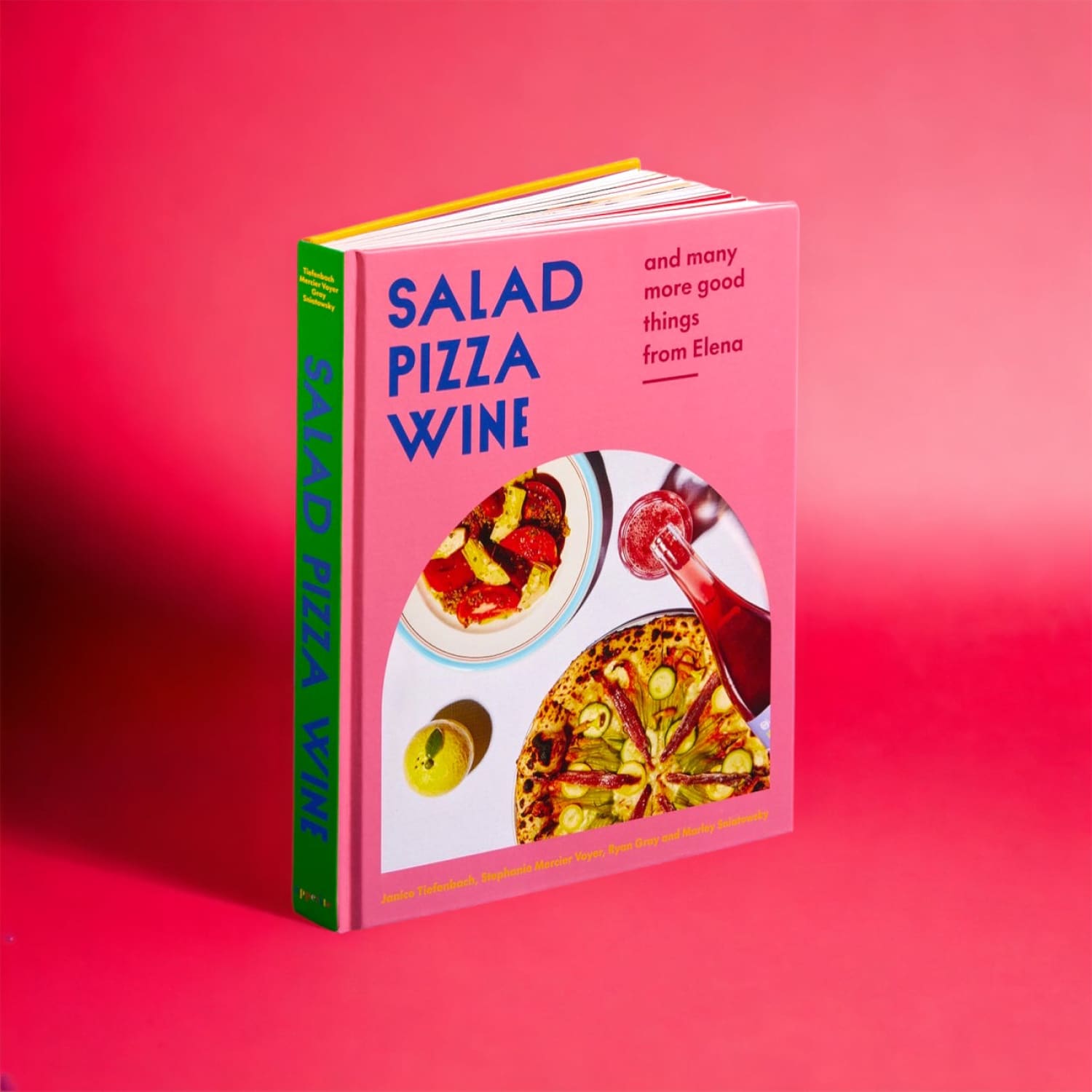 Salad Pizza Wine Coffee Table - Cookbook - Foodie - Gifts