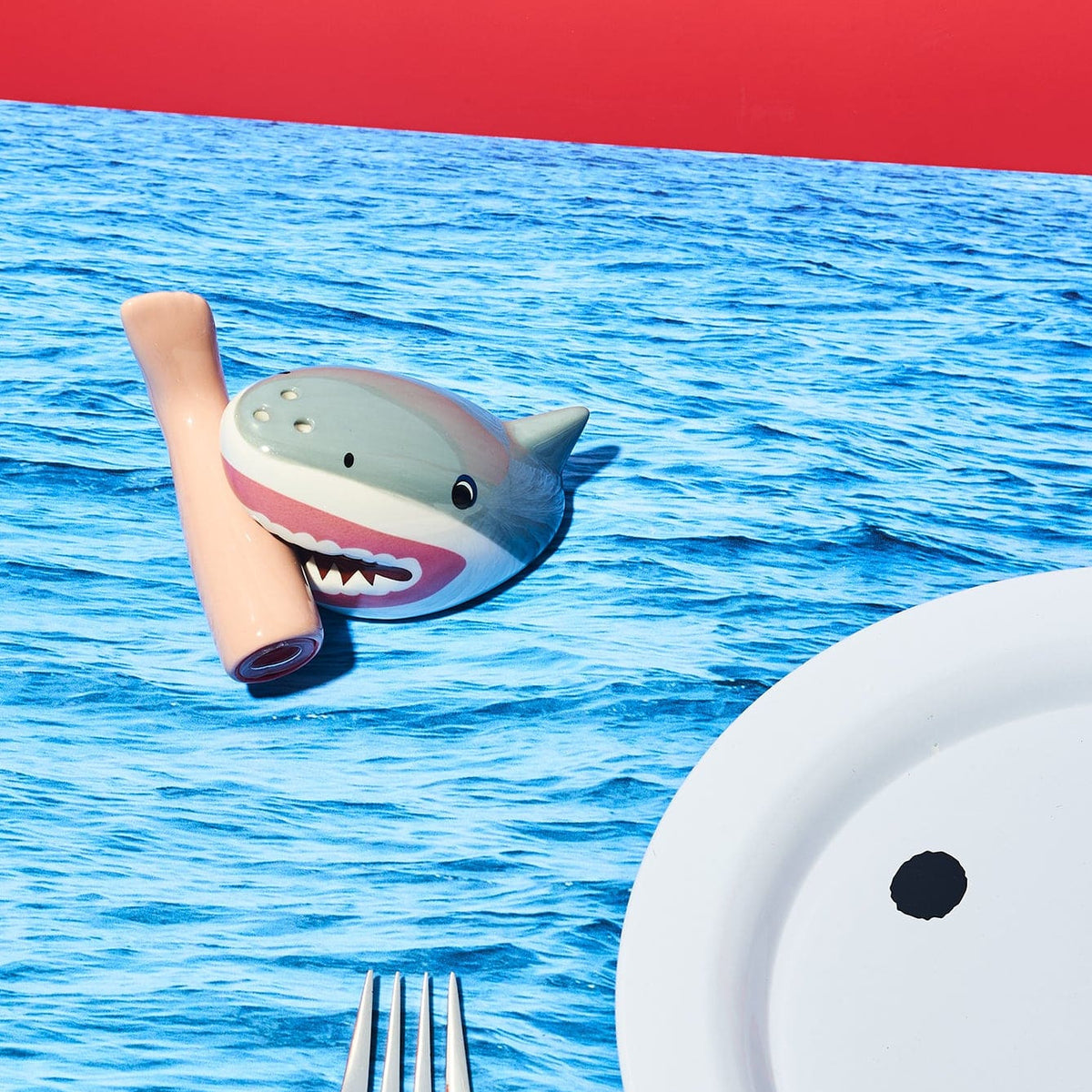 Salt & Pepper Shakers Shark Foot Cs0089 Fake Food