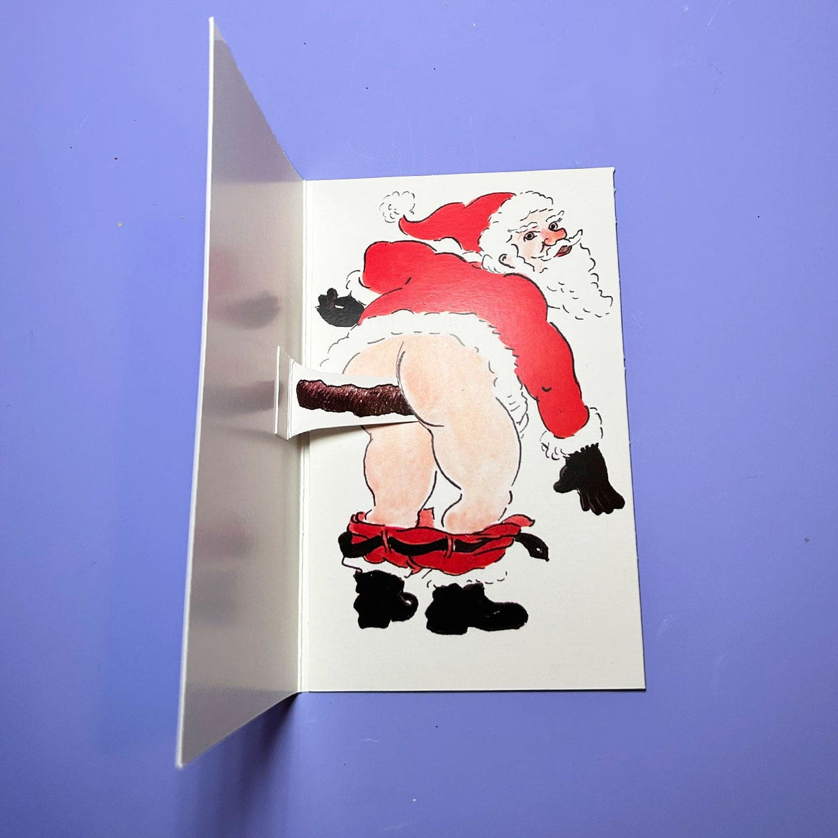 Santa Poo Holiday Greeting Card