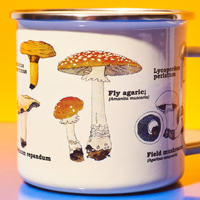 Scientific Mushroom Enamel Mug Dad Day - Father’s Day -