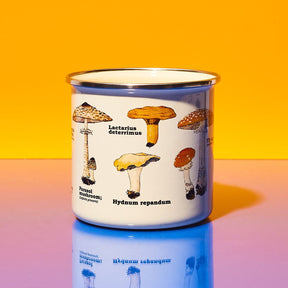 Scientific Mushroom Enamel Mug Dad Day - Father’s Day -