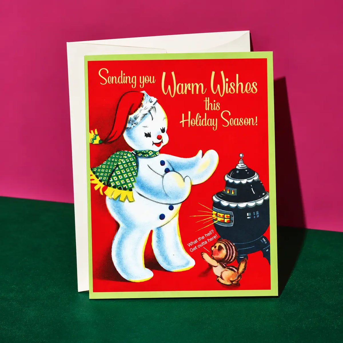 Sending you Warm Wishes Holiday Card | Friends Nyc Brooklyn